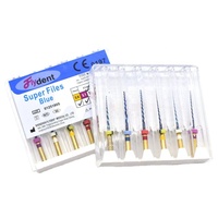 Herramienta dental azul, limas de motor rotativo, instrumento dental de activación por calor para dentista
