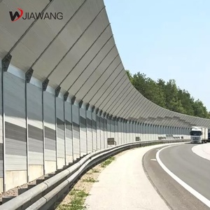 Barrière acoustique en verre trempé transparent pour le contrôle du bruit du trafic routier, des viaducs et des zones résidentielles - Product Image 2