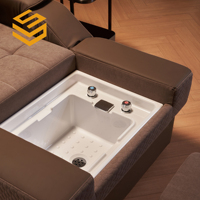Chaise de massage électrique réglable de luxe moderne Mobilier de salon en acier inoxydable pour hôtels, salons, lits de beauté pour pédicure Caractéristiques