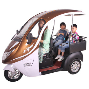 Triciclo Eléctrico de 48 V, 2 Plazas, Carrocería Abierta, Baja Velocidad, Vehículo Eléctrico para Adultos - Product Image 5