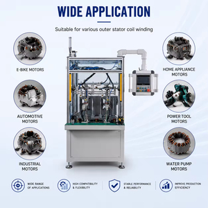 Equipo de bobinado de estator de motor sin escobillas de alta eficiencia, de doble estación, totalmente automático CNC, para bobinado exterior de estator con alambre de cobre 1 - Product Image 3