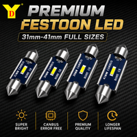 Ampoule LED CANBUS 1860 Festoon 31mm 36mm 39mm 41mm C5W C10W 12V 120LM 6000K Blanc pour éclairage intérieur, plafonnier, lecture et plaque d'immatriculation