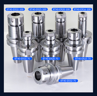 BT40ตัดเครื่องมือสำหรับเครื่องกลึง CNC BT40-ER32-100L