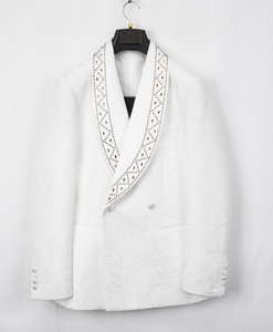 Costumes d'affaires <span class=keywords><strong>tendance</strong></span> 2025 pour hommes, style européen et américain, veste brillante à simple boutonnage, coupe longue et droite, grandes tailles pour <span class=keywords><strong>mariage</strong></span> et réceptions - Product Image 1