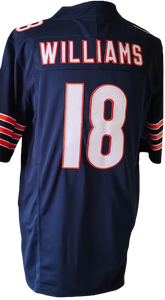قميص كرة القدم الأمريكية الجديد لعام 2025، رقم 18 كاليب ويليامز، 15 روم أودونزي، 34 والتر بايتون، جودة عالية بسعر مناسب مع تطريز - Product Image 2