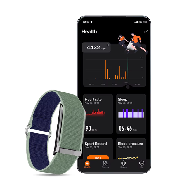 H59 Android Metal Smart Band Screenless 1ATM Waterproof Fitness Tracker Activity Tracker Sports Heart Rate Men Women Health
