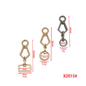 Spot merci lungo girevole moschettone granchio fibbia ad artiglio per borse artigianali borsa fai da te che fa l'hardware fornisce fibbia con cinturino in metallo - Product Image 5