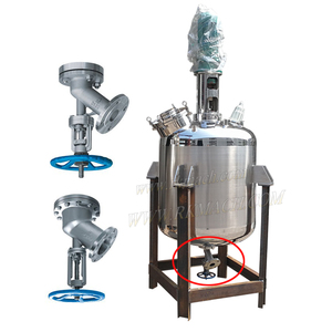 เครื่องปฏิกรณ์500L ถังปฏิกิริยาสแตนเลสสำหรับโซลเคลือบเจลที่มีส่วนผสมของแอลกอฮอล์เครื่องปฏิกรณ์เคมีที่มีซับใน - Product Image 3
