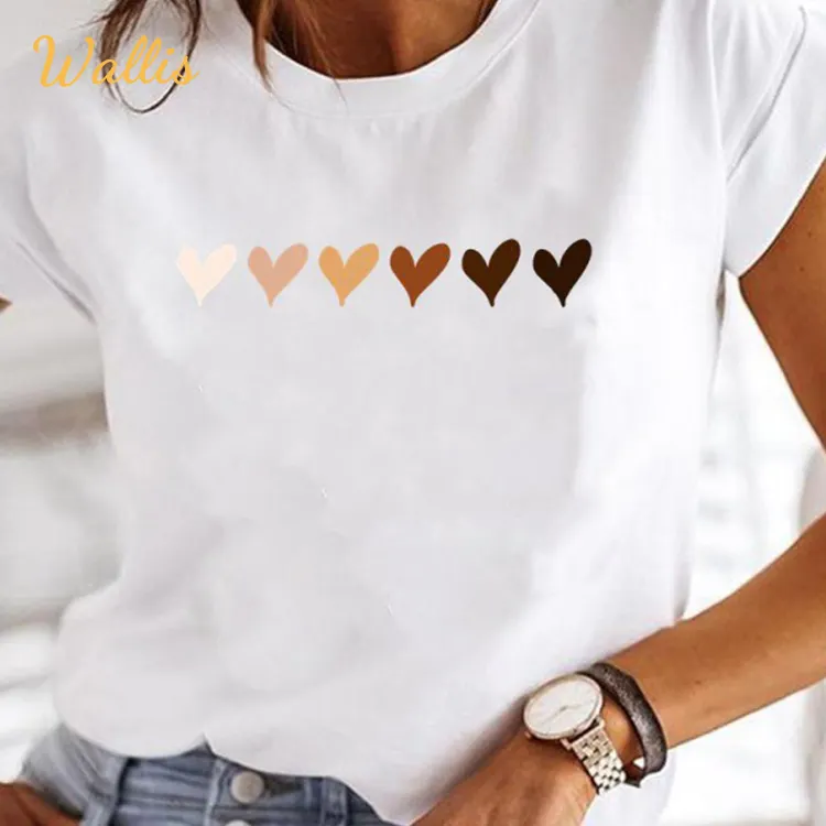 Cheap Fashion Short Sleeve Love 90s Mom Life Casual T-shirts Clothes Women Female Summer T Clothing Ladies Print Graphic Tee
