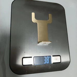Brass Bracket Nonstandard Copper Part With Hole For Home Use - Product Image 3