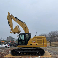 Excavatrice hydraulique Caterpillar 323GC d'occasion à bas prix, modèle 2021, moteur diesel, chenillée, avec pompe et moteur à engrenages
