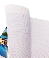 Cahiers d'école primaire bon marché Côte d'Ivoire Ghana 17*22cm, lignage français, 100/200 pages, couverture en papier, reliure agrafée, cahier d'exercices