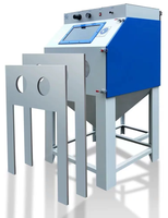 Machine de sablage à tambour rotatif entièrement automatique modèle 9060-9080, robuste, garantie 1 an, pour sablage à billes de verre