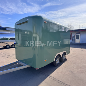 Camions de restauration mobiles, remorques de concession alimentaire et chariots de vente de crème glacée, conformes aux normes australiennes, avec friteuse professionnelle en acier carré pour burgers et snacks - Product Image 3
