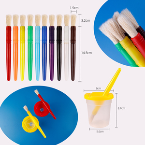 Novità 2024: Accessori per Disegno Artistico, Coppa per Miscelazione e Pulizia Colori, Pennello in Plastica per Pulizia Pigmenti - Product Image 5