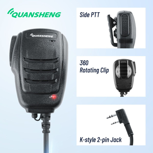 Micrófono PTT de Mano Original Quansheng TK11 QS-3, Accesorios para Walkie Talkie para TK11(5) TK11(<span class=keywords><strong>8</strong></span>) K5 K6 UV5R Plus Radioaficionado - Product Image 4