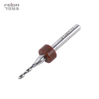 Feida – Lot de 10 mini-mèches de perçage CNC personnalisées pour micro-PCB, en carbure de tungstène, 0,1-3,0 mm, longueur 38 mm, garantie 3 ans