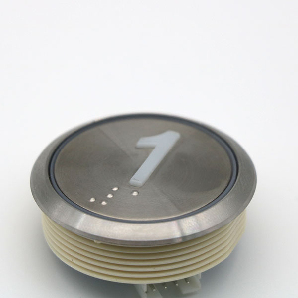KONE Elevator Stainless Steel Push Button Lift Spare Parts With Braille