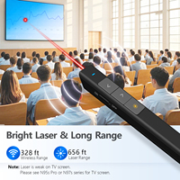 Presentador Inalámbrico Bluetooth sin Dongle N26 BLE, Control Remoto con Memoria para 7 Dispositivos, para MacBook, iPad Pro, Presentaciones de PowerPoint