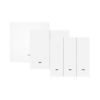 Interrupteur mural intelligent Wi-Fi pour hôtel, contrôlable par application, avec fonction de minuterie et mémoire de coupure, en PC ignifuge, sans écran