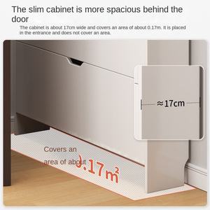 Color café diseño moderno madera Flip Zapatero almacenamiento organizador caja gabinete <span class=keywords><strong>para</strong></span> almacenamiento de <span class=keywords><strong>zapatos</strong></span> - Product Image 5