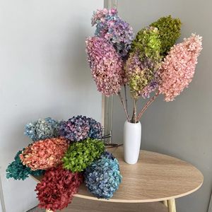 Fiori Secchi Immortali all'Ingrosso, Stelo <span class=keywords><strong>di</strong></span> Ortensia a Pagoda per Decorazioni <span class=keywords><strong>di</strong></span> Matrimoni, Festa della Mamma, <span class=keywords><strong>San</strong></span> <span class=keywords><strong>Valentino</strong></span>, Casa e Feste - Product Image 5