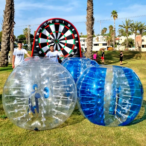 Water Lopen Bal - Water Walking Ball - Bal Voor Op Het Water Opblaasbaar 2 Meter Waterdicht Zwembad Transparante Pvc Zorb Bal Met Luchtpomp Voor Strand Of Pretpark