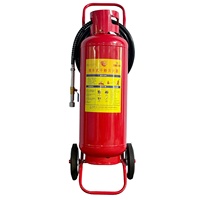 Extincteur à poudre sèche ABC de 30 kg, type chariot, en acier au carbone, vente directe d'usine