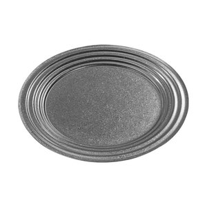 Plato Redondo de Acero Inoxidable de 20 cm, Plano y Poco Profundo, para Uso Comercial en Hoteles y Restaurantes - Product Image 3