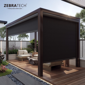Persianas Enrollables Eléctricas Impermeables con Protección UV Integrada, Técnica Lisa y Control de Luz Blackout para Uso en Restaurantes al Aire Libre - Product Image 3
