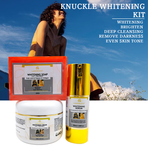 Set per la Cura della Pelle con Siero Sbiancante L-Glutathione, Sapone Esfoliante al Kojic, Crema Idratante Viso e Retinolo - Product Image 4