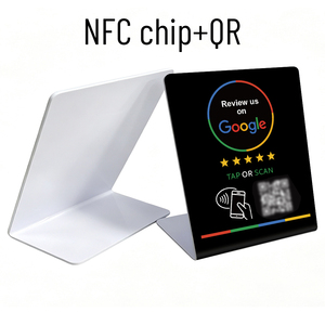 การ์ดรีวิว Google NFC 13.56Mhz แท่นวาง NFC แบบตั้งโต๊ะ การ์ดแบบโค้งงอได้ พร้อมคิวอาร์โค้ดที่ปรับแต่งได้ - Product Image 5