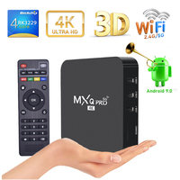 Vente en gros d'usine, prix bas, Android Settop OTT Set Top Box, Smart TV, lecteur multimédia Android, MXQ PRO 4K 5G Box
