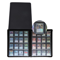 Binder Top Loader 16 Kantong, Muat 640 Top Loader dengan Sleeve untuk Top Loader Ukuran 3'' X 4''