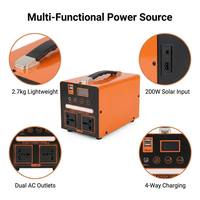 Station d'alimentation portable LiFePO4 400W 240Wh-540Wh à ports multiples pour camping, voiture et situations d'urgence – Vente directe usine