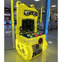 Machine de jeu d'arcade à monnayeur pour enfants en acier inoxydable, version anglaise