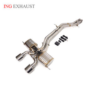 Catback d'échappement en acier inoxydable haute Performance ING pour Porsche <span class=keywords><strong>Cayenne</strong></span> GTS <span class=keywords><strong>958</strong></span> 4.8L mise à niveau <span class=keywords><strong>Turbo</strong></span> <span class=keywords><strong>S</strong></span> tuyaux système d'échappement - Product Image 1