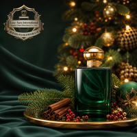 Coffret cadeau de parfum de Noël, 20% de cèdre, de pin et de cannelle, parfum unisexe, étiquette privée, emballage personnalisé