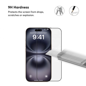 ฟิล์มกระจกนิรภัยใส HD คุณภาพสูง <span class=keywords><strong>ราคา</strong></span>โรงงาน 9H 2.5D สำหรับ iPhone 18 17 16 15 14 13 <span class=keywords><strong>12</strong></span> 11 X <span class=keywords><strong>Pro</strong></span> <span class=keywords><strong>Max</strong></span> Plus หนา 0.33 มม. - Product Image 4