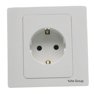 86 Type ABS Touch Panel European Standard Three Pole Grounding <b>Socket</b> 13A Wall <b>Socket</b> - Product Image 6
