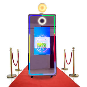 Photomaton miroir magique de mariage selfie écran tactile intelligent avec <span class=keywords><strong>logiciel</strong></span> avec appareil photo et <span class=keywords><strong>imprimante</strong></span> à vendre - Product Image 1
