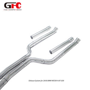 Específicamente para BMW Serie 5 <span class=keywords><strong>M550i</strong></span> G30 4.4T B58, 2017-2023, escape Catback de doble silenciador y doble válvula GFC con cuatro puntas de escape - Product Image 4