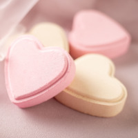Bombes de bain pétillantes bio faites à la main Aromathérapie relaxante pour enfants bébés Vegan Luxe Vente en gros Spa Bain moussant Design en forme de cœur