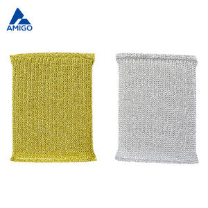 Éponge abrasive rectangulaire Amigo Gold pour la cuisine, nettoyage des casseroles et des poêles, haute densité, pour récurer les casseroles et les poêles - Product Image 5