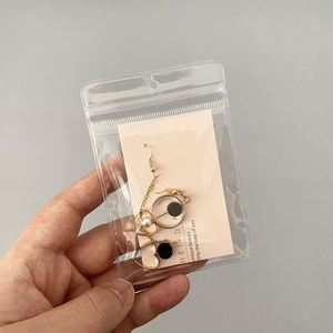 Custom Mini PVC Zipper Jewelry <b>Packaging</b> <b>Bag</b> Clear Self-Seal Storage for Necklaces Gemstones Small Accessories Biodegradable - Product Image 4