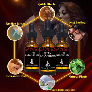 Aceite de Masaje Herbal para Hombres, para Agrandamiento del Pene, de Larga Duración, 10 ml, Titan Enlargement Oil, Venta Caliente - Product Image 4