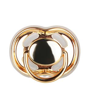 จุกนมหลอกซิลิโคนสำหรับเด็กทารก,จุกนมหลอกเคลือบผิวแบบ Gloden ดีไซน์ใหม่ปราศจาก BPA - Product Image 1