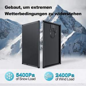 Pannelli Solari in Vetro Nero 10W 25W 50W Resistenti alle Intemperie Mono Rigidi 12V 18V 24V per Tetto Camper Marino Rimorchio - Product Image 2