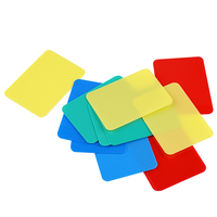 YH Carte de coupe en plastique de casino pas cher Ultra mince 4 couleurs disponibles Carte de coupe de poker en PVC