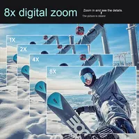 8XZOOM Télécommande sans fil H.264 Caméra numérique d'action sportive 5K30fps 20M Étanche DV Cyclisme Anti-Shake Vlog Enregistreur Casque Mini